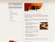 Tablet Screenshot of guyharrison.com